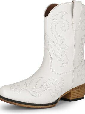 Women's Western Ankle Boots Cowboy